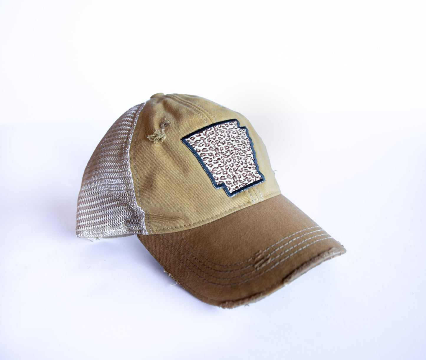 Arkansas Leopard Cap Five  Colors Bulk