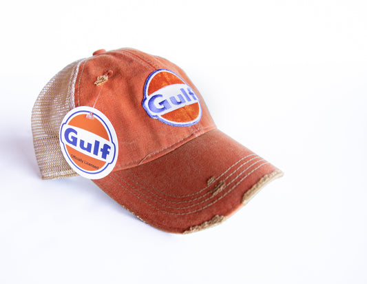 Gulf Distressed Trucker Cap Four Colors
