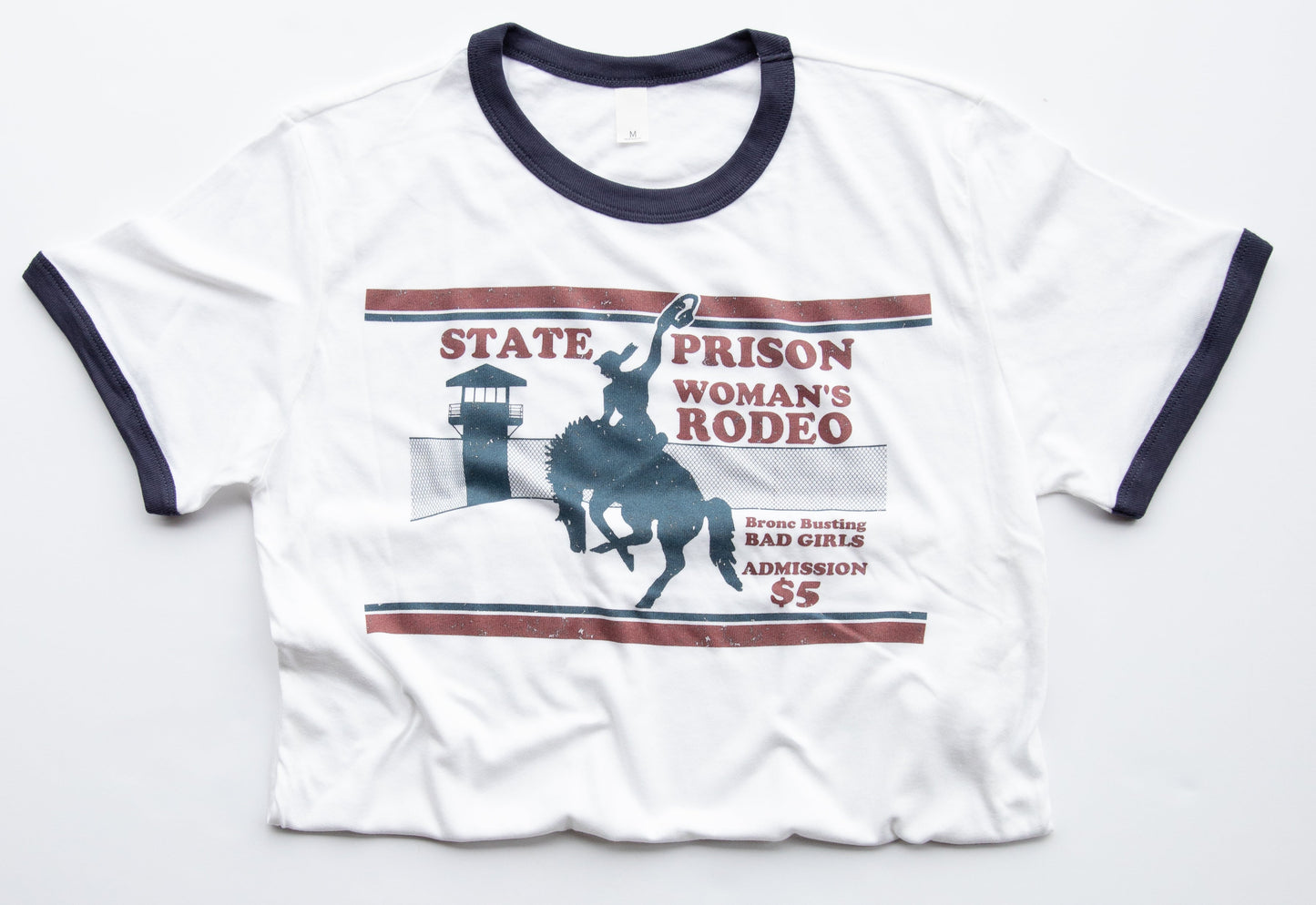State Prison Women's Rodeo Vintage Ringer