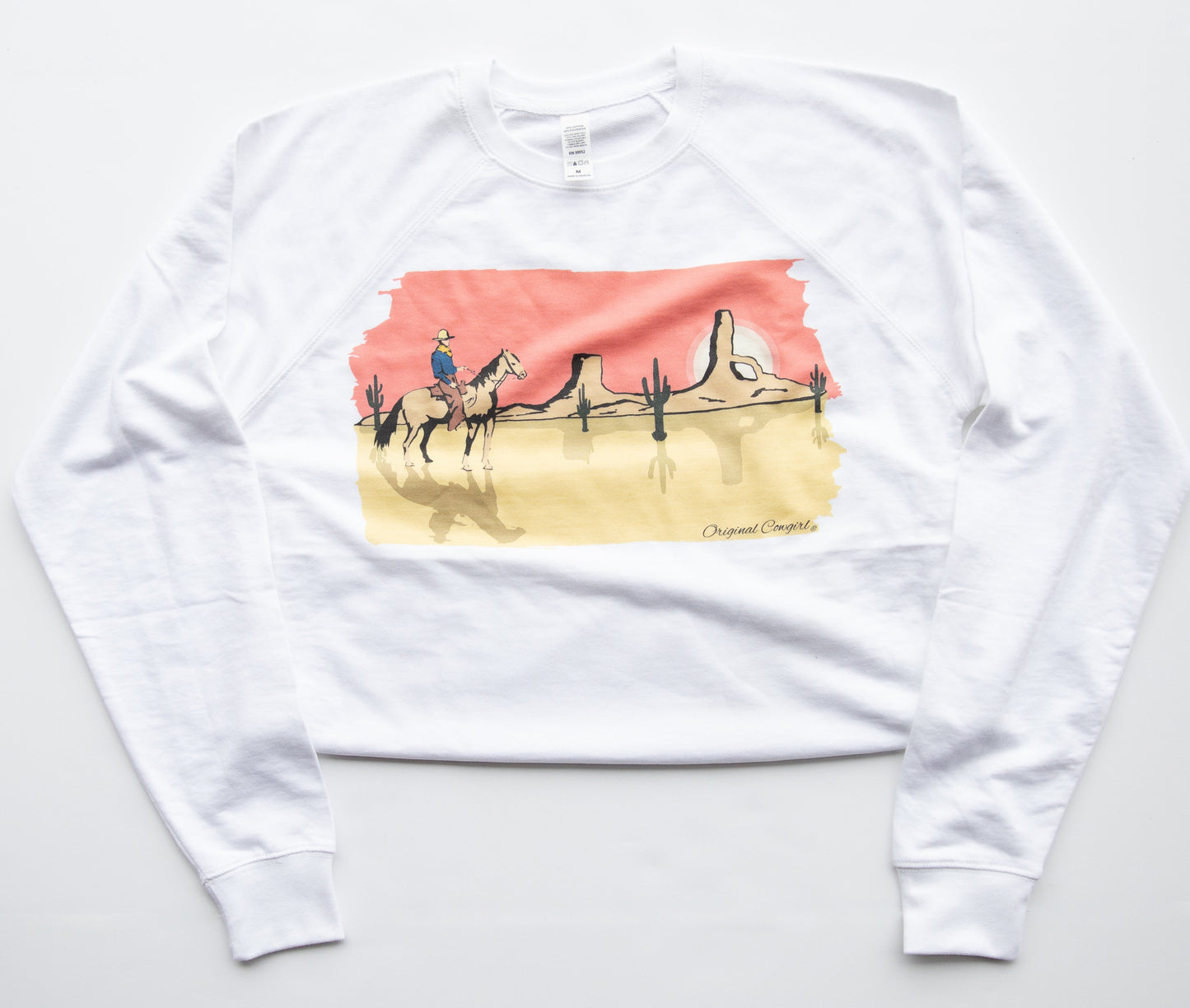 Desert Sunrise Pullover-White