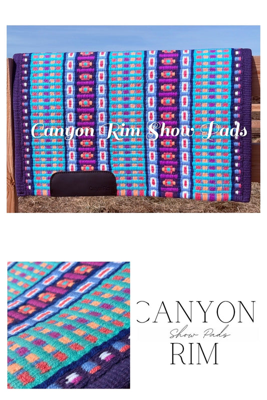 Beautiful purples, pinks, and blues show pad
