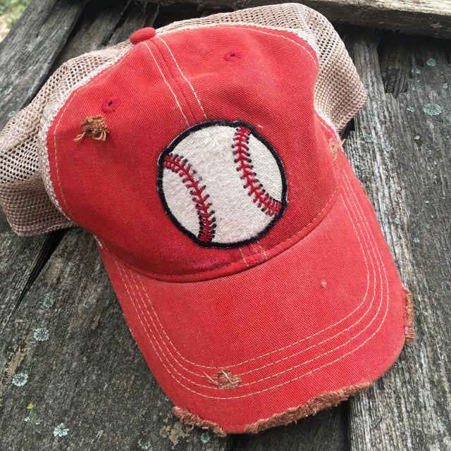 Distressed Baseball Cap Choose from 10 Colors Bulk