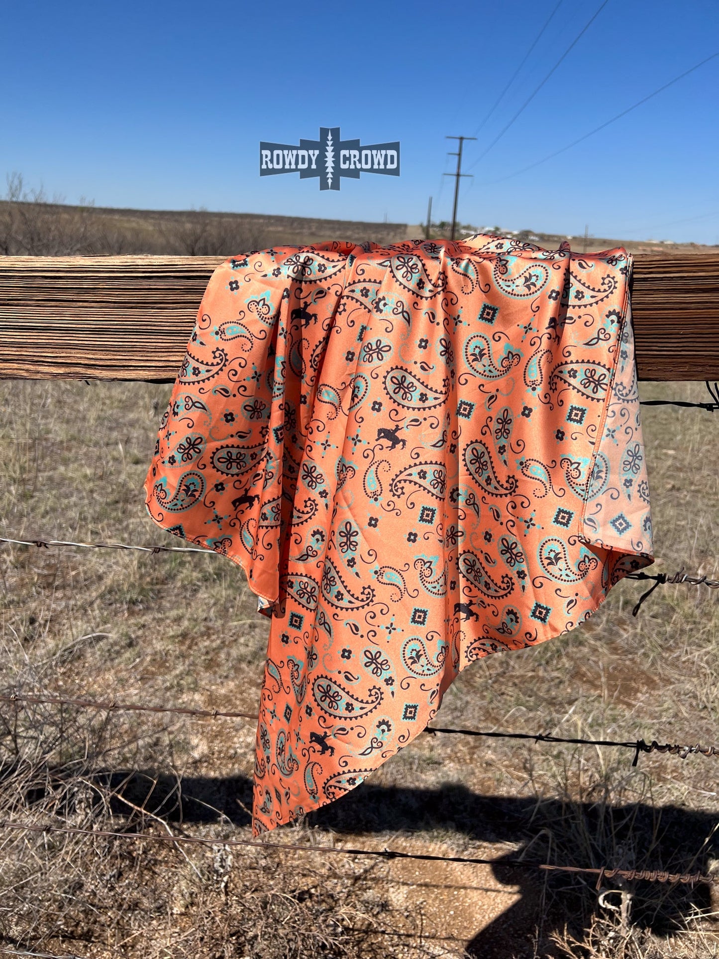 SMALL Blazin' Trails Wild Rag/ Scarf