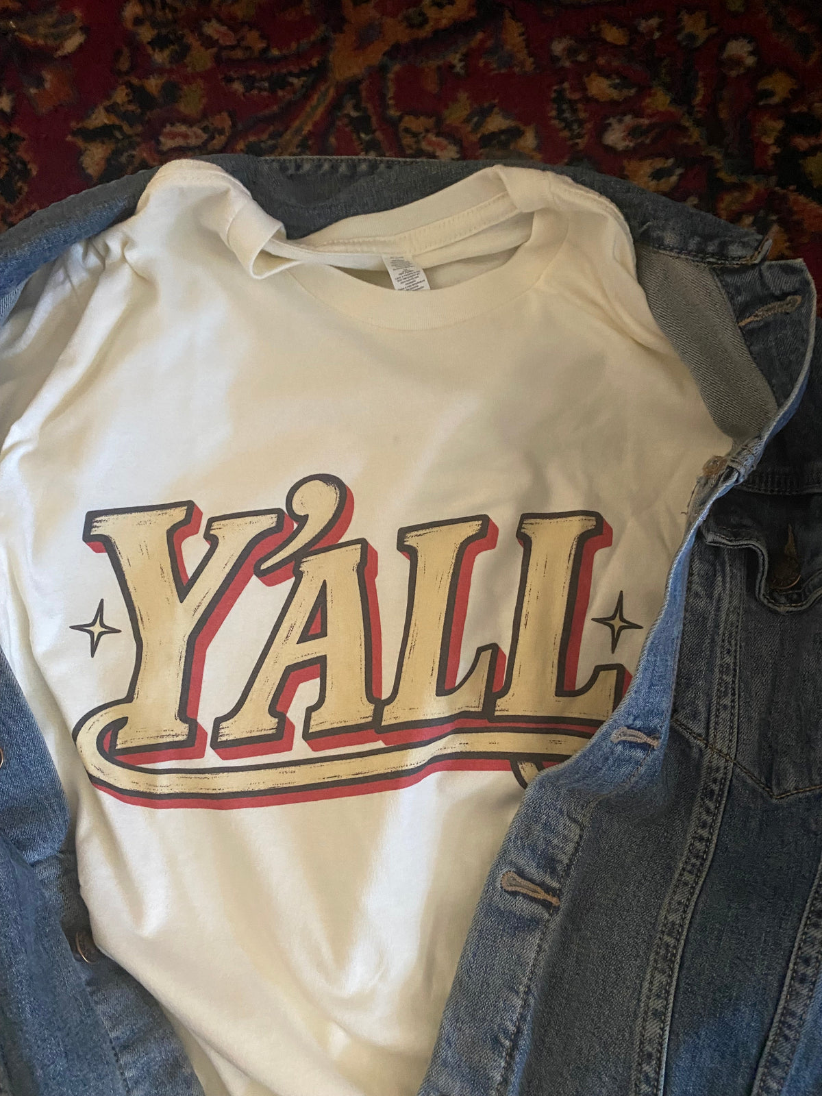 Y'ALL Tee- Natural 10-100-2307-101