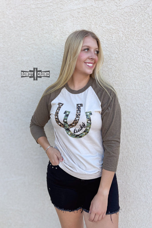 Lucky Horseshoe RAGLAN