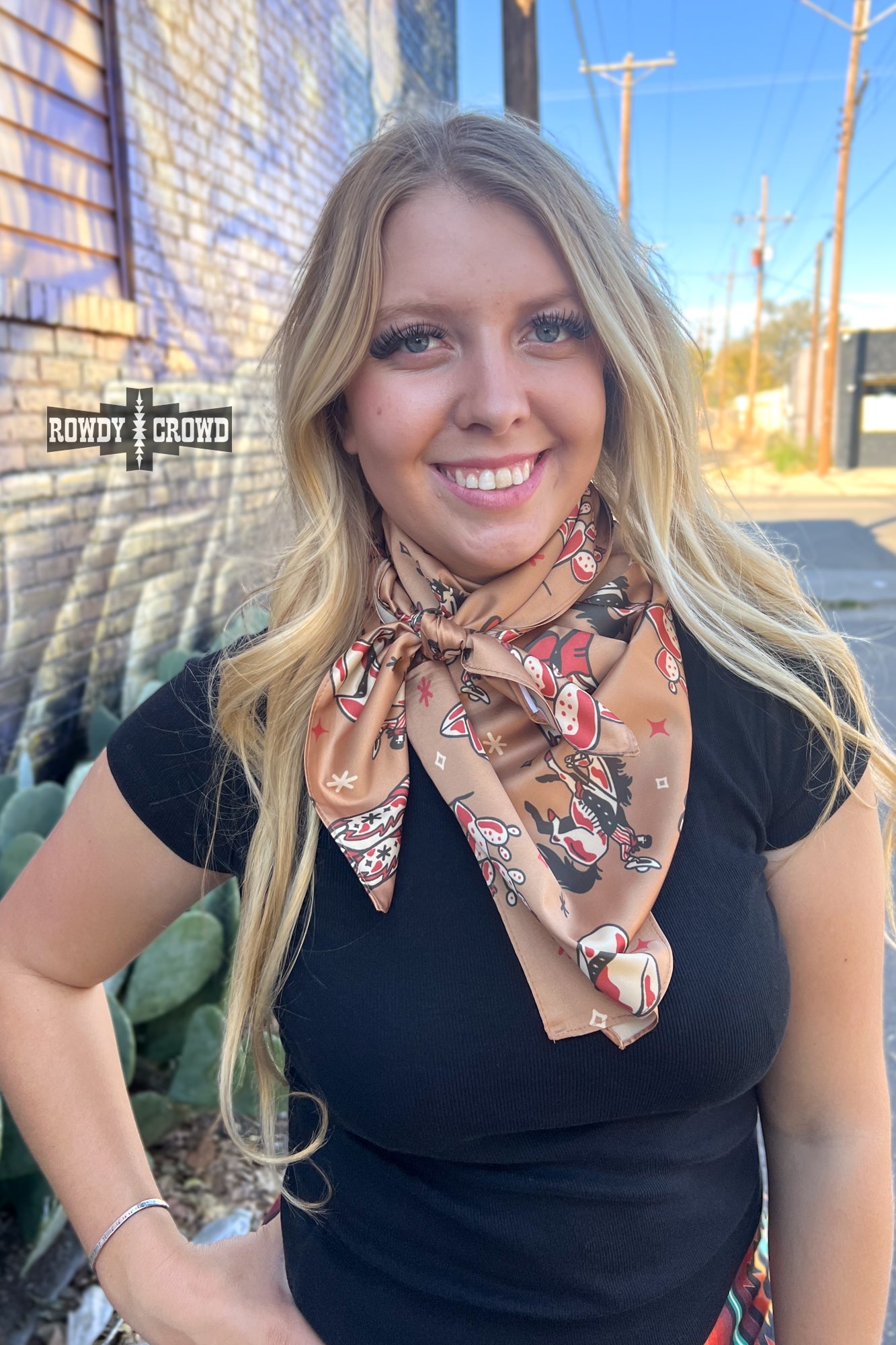 Red Rodeo Wild Rag/ Scarf