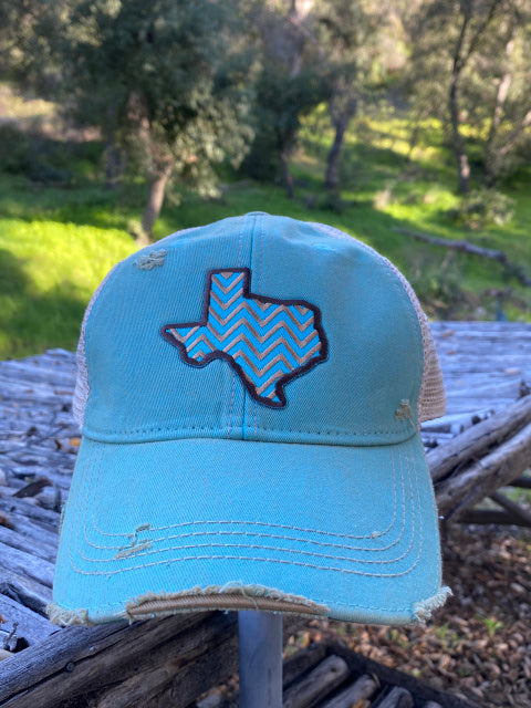 Texas Chevron Cap in Two Colors
