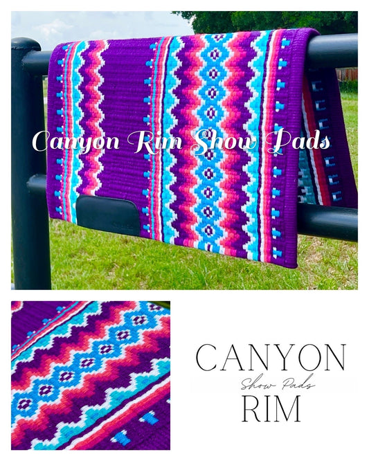 Beautiful purple pinks and blues show pad