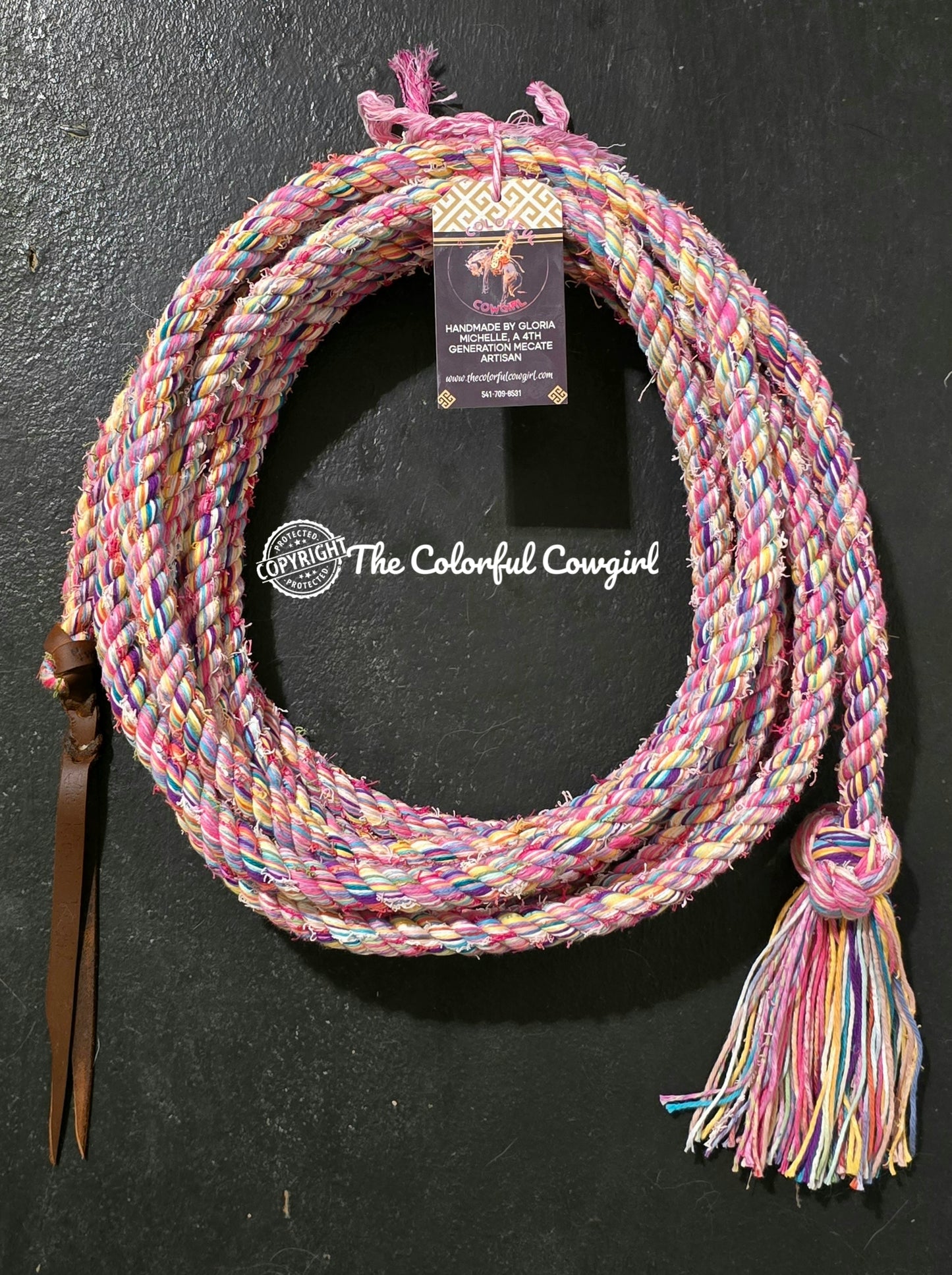 Boho Cotton Mini Pony Mecate