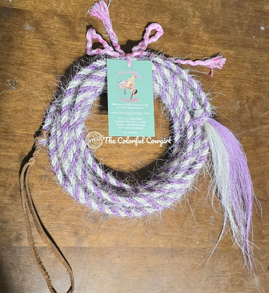 Itty Bitty Lavender and White Get Down Line
