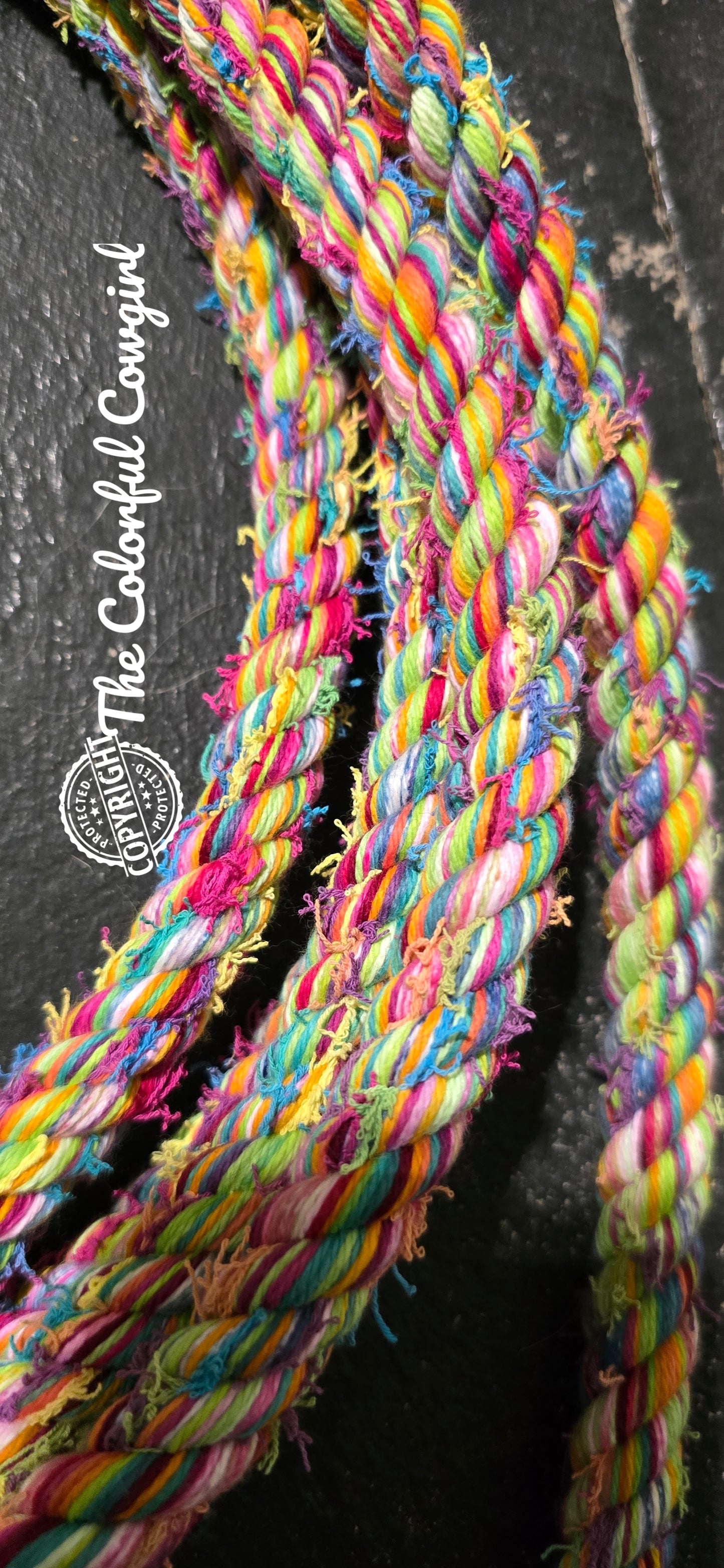 Custom Fuzzy Boho Loop Rein