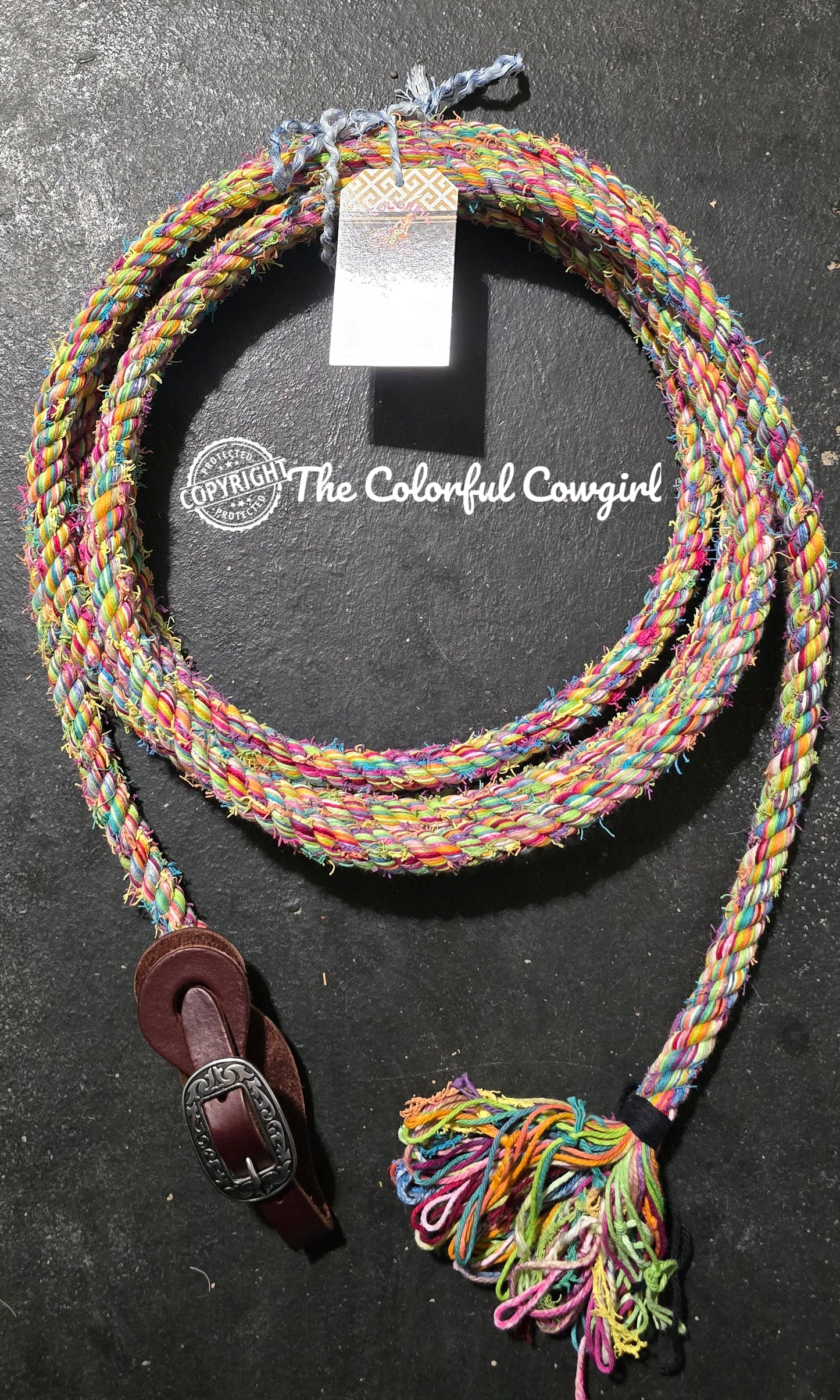Custom Fuzzy Boho Loop Rein