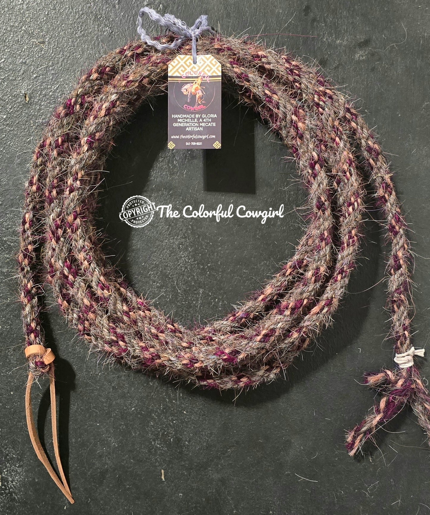 Black Cherry Bejeweled Mecate