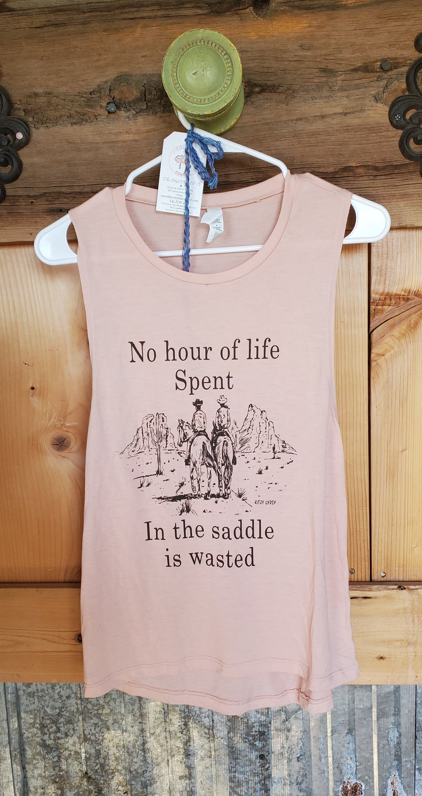 No Hour Spent in the Saddle is Wasted Tank