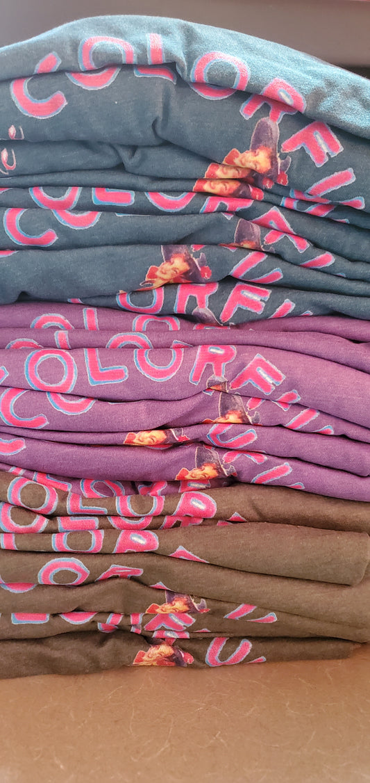 The Colorful Cowgirl Logo Tee