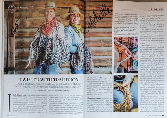 Autographed Western Horseman Magazine