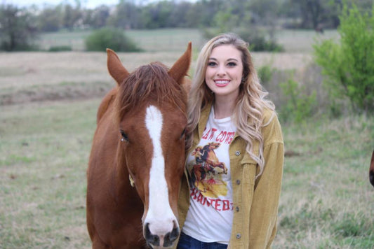 Outlaw Cowgirl Wanted Tee