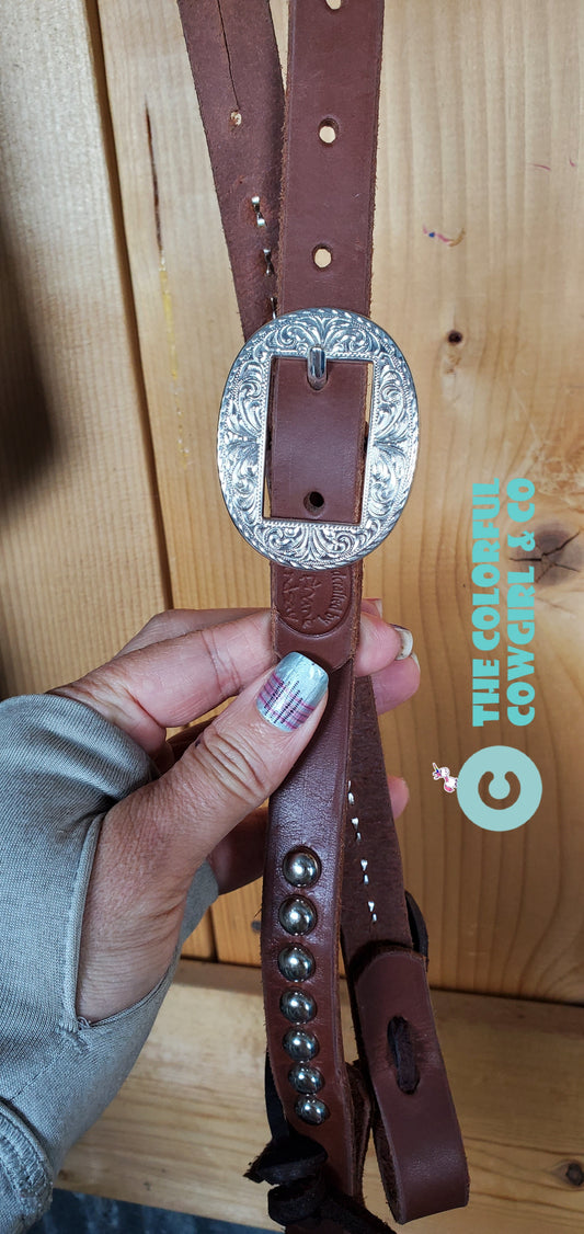 Nickel Dot Headstall