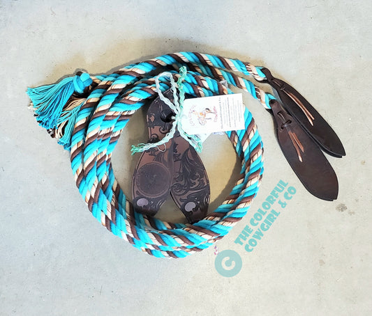 Custom cotton split reins