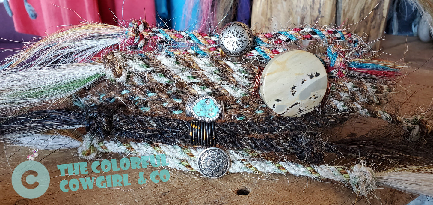 Copper Crimp and Wire Wrap Mecate Hatbands Available