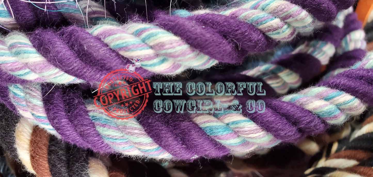 Purple Mix Cotton Loop Rein