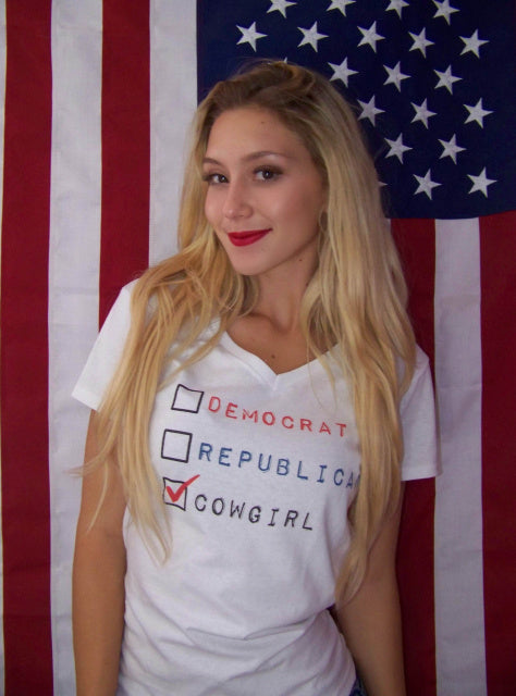 Vote Cowgirl Tee