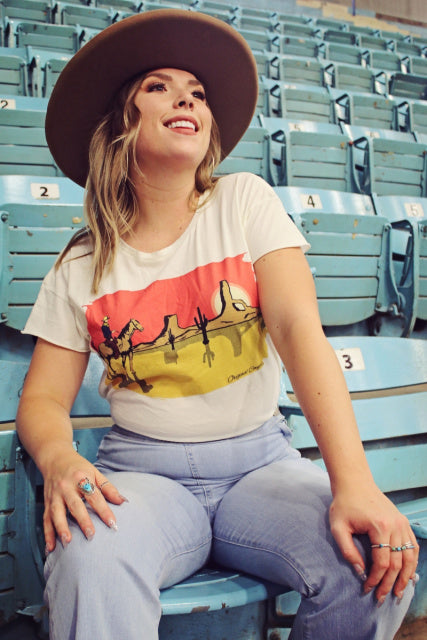 Desert Vaquero Distressed Rocker Tee