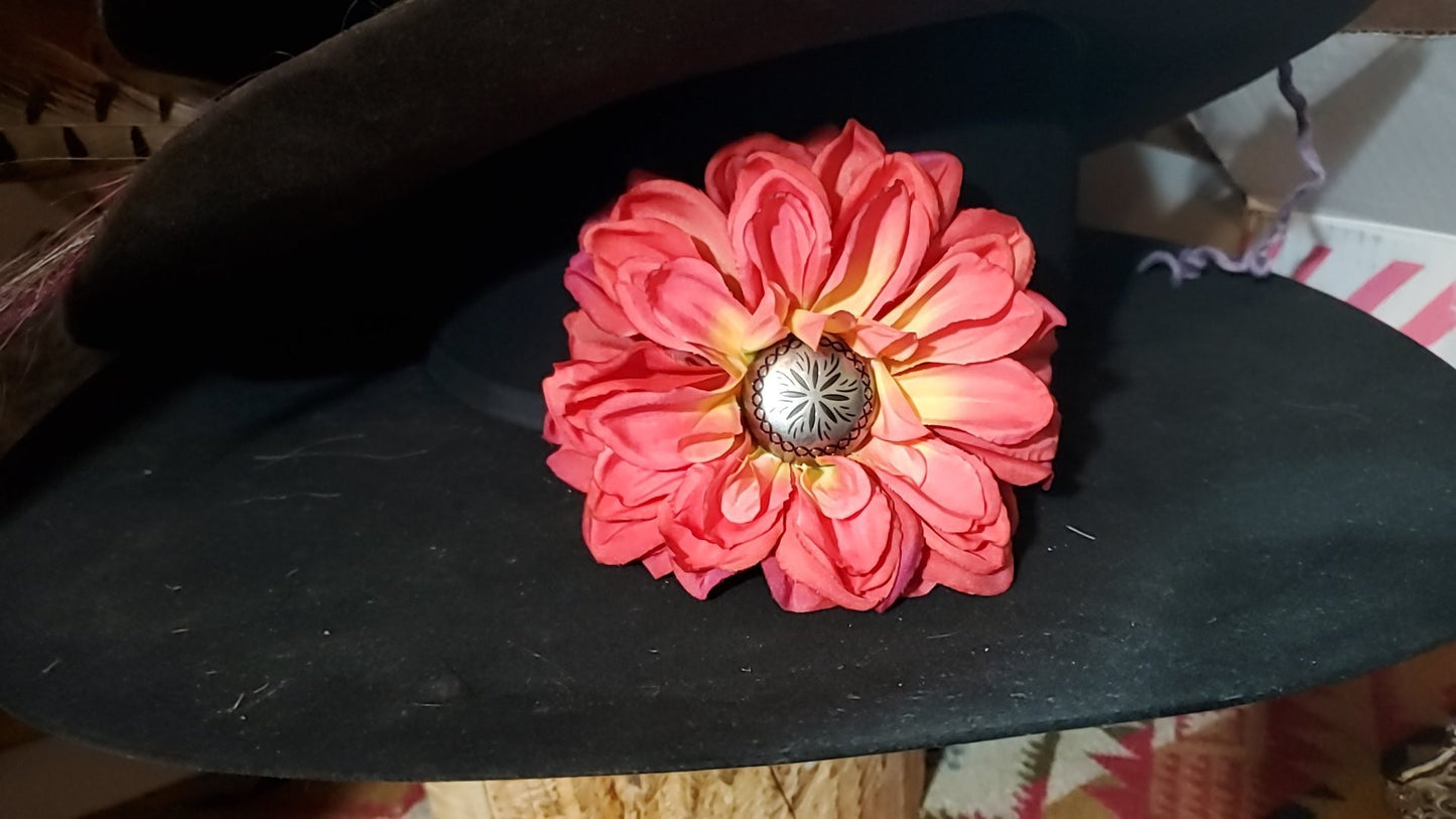 Hat Flowers Clip on