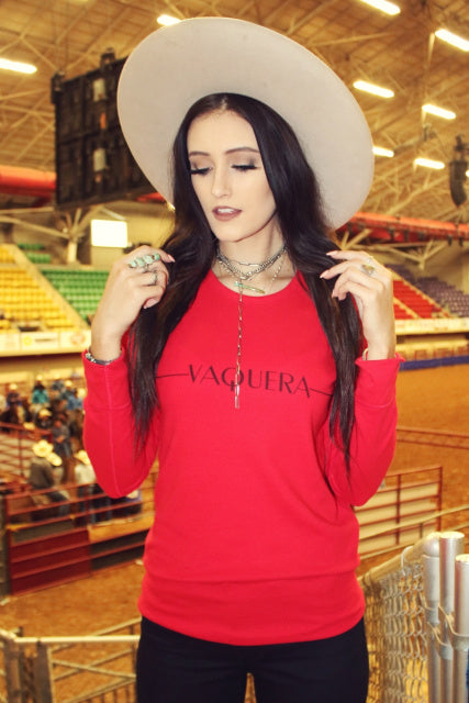 Vaquera Red Rose Long Sleeve Thermal